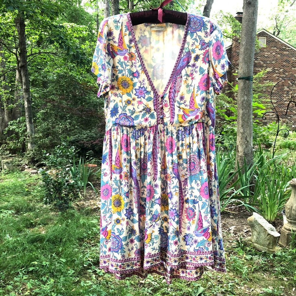 Spell & the Gypsy Collective Lovebirds Mini EUC, Beautiful!